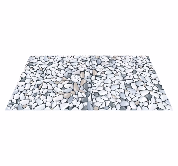 tapis vinyle cuisine Roches de dessin animé - TenStickers