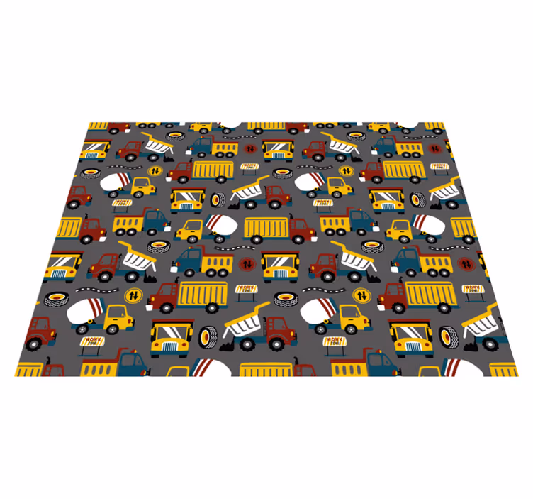 tapis vinyle de rue Construction de la ville - TenStickers