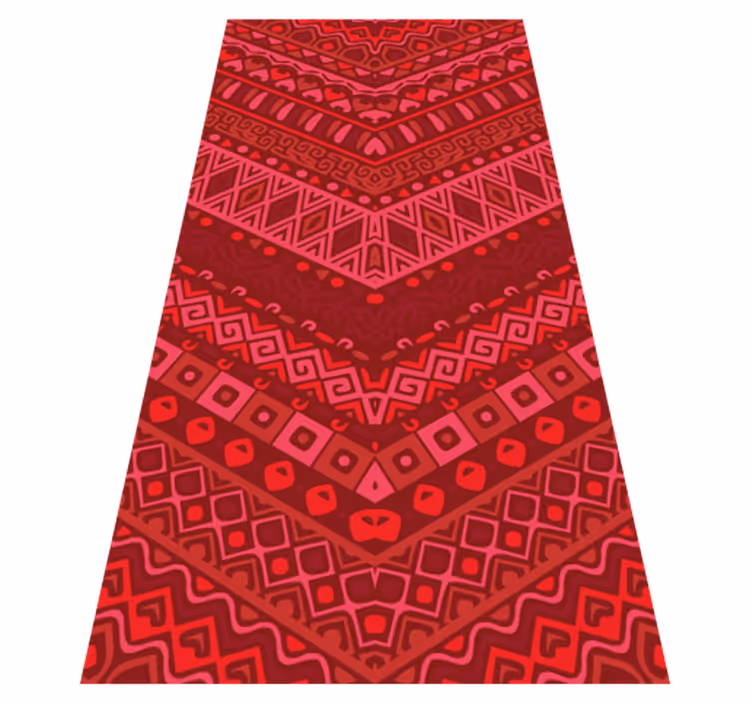 tapis vinyle ethnique Tons chauds ethniques - TenStickers
