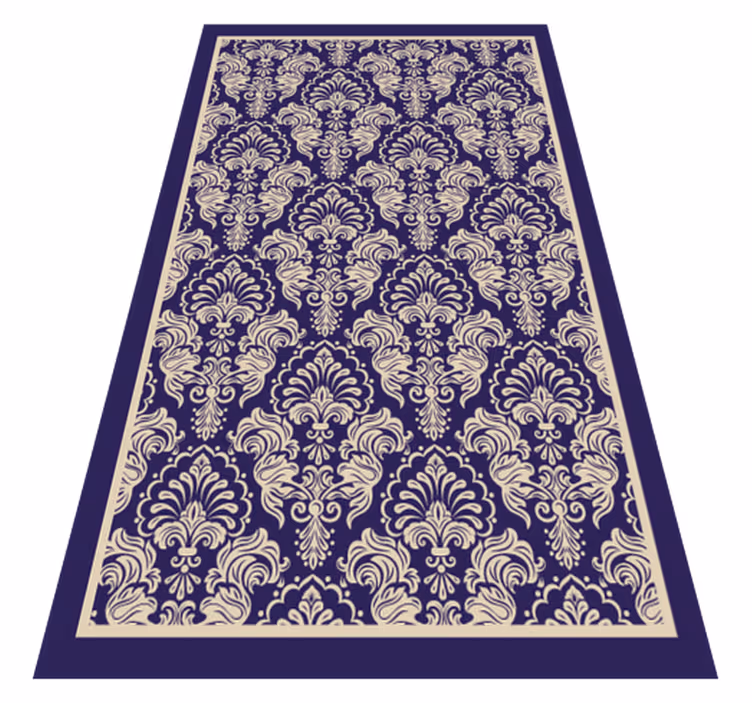 tapis vinyle retro vinylee baroque victorien - TenStickers
