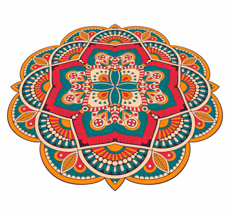 Tapis vinyle Mandala marocain - TenStickers