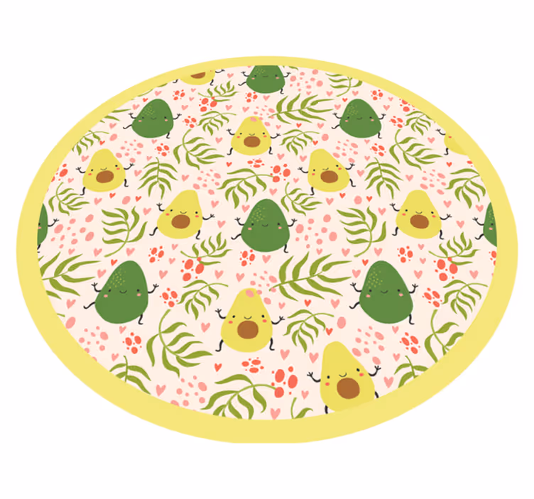 Tapis vinyle autres tapis modèle amusant d'avocat - TenStickers