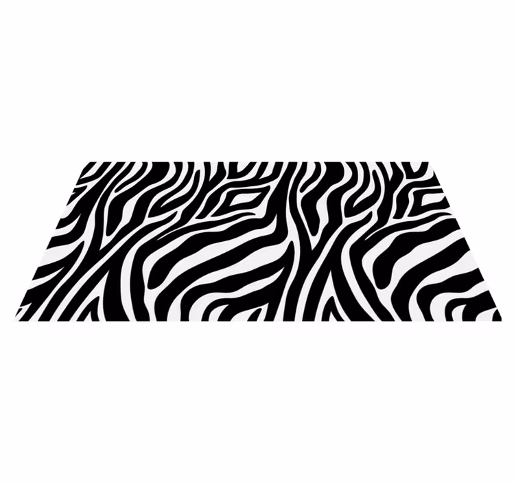 Tapis vinyle chambre Imprimé zèbre - TenStickers
