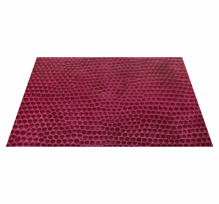 Tapis vinyle animal tissu texturé cramoisi - TenStickers