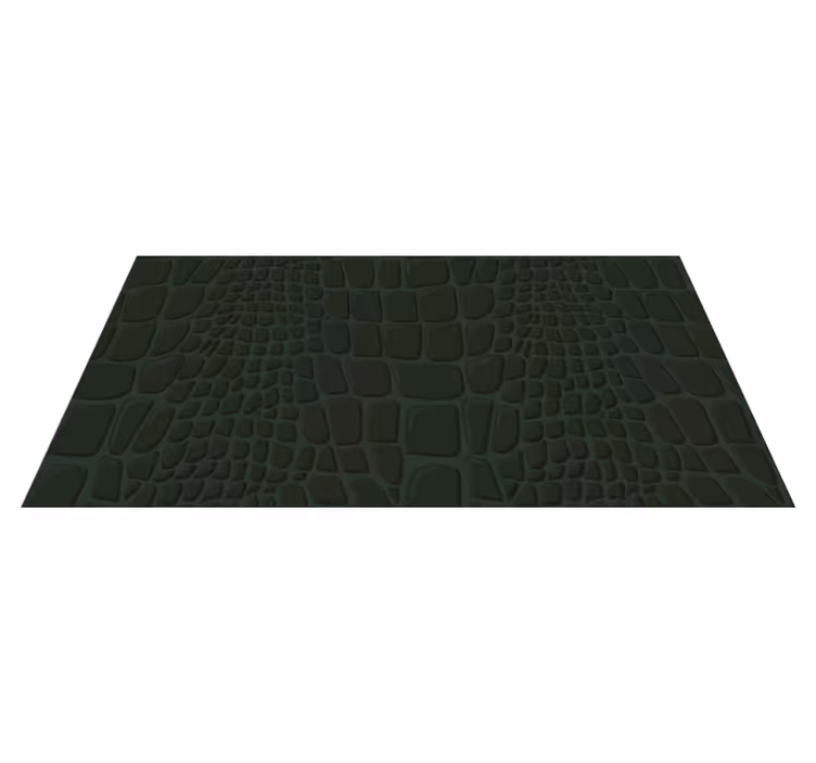 Tapis vinyle chambre Peau de crocodile - TenStickers