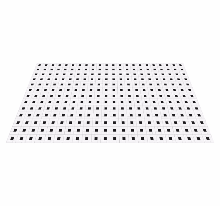 Tapis vinyle cuisine carreaux petits carrés - TenStickers