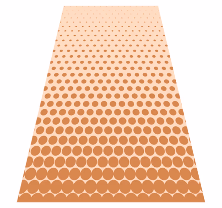 Tapis vinyle Points de couleur tombant - TenStickers