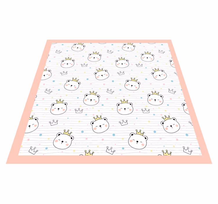 Tapis vinyle autres tapis personnages animaux couronnés - TenStickers