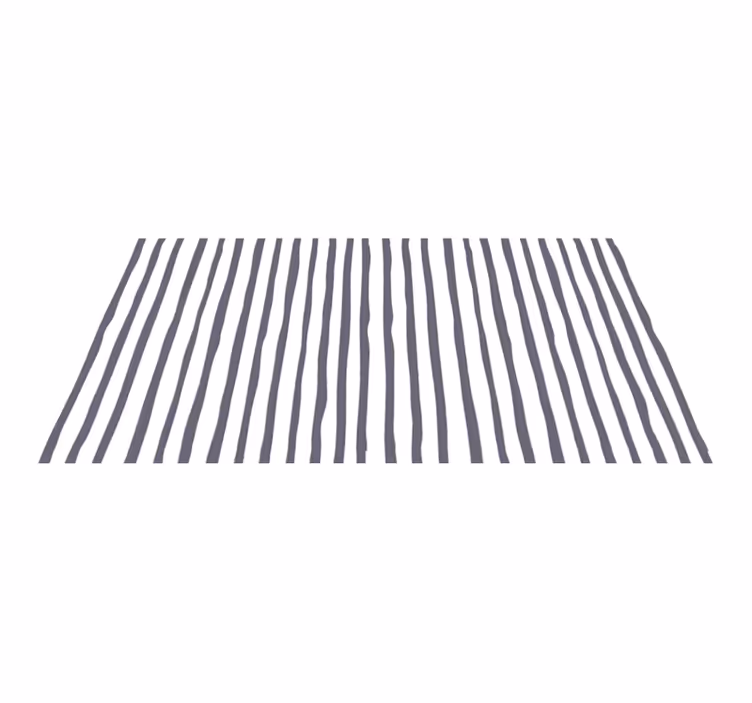 tapis vinyle salon Gris clair rayé - TenStickers