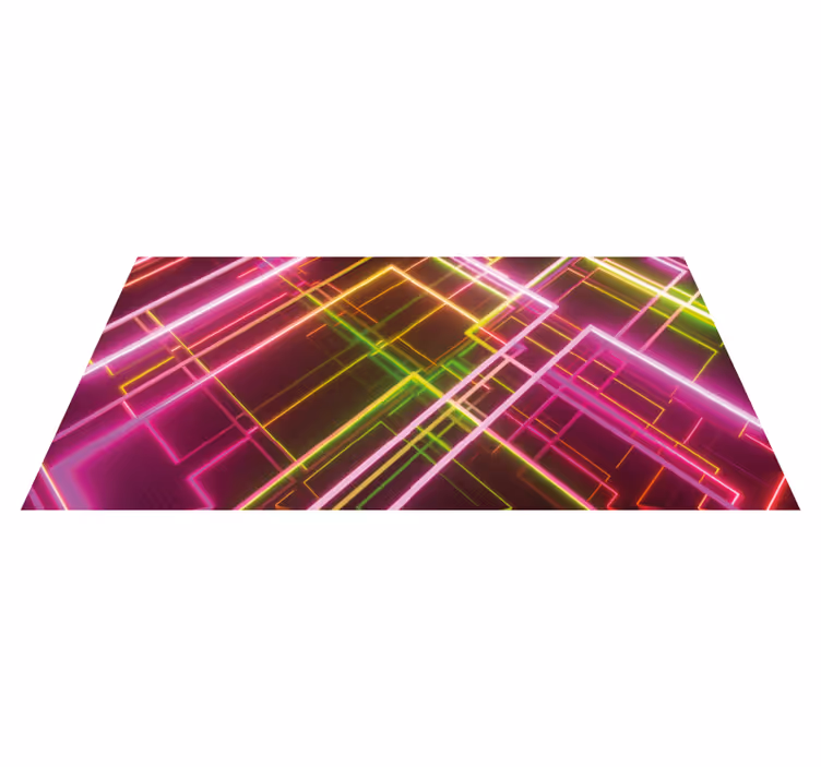 tapis vinyle chambre Rayons de lumière - TenStickers