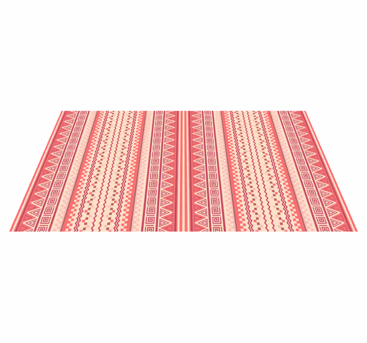 tapis vinyle chambre Rayures rouges classiques - TenStickers