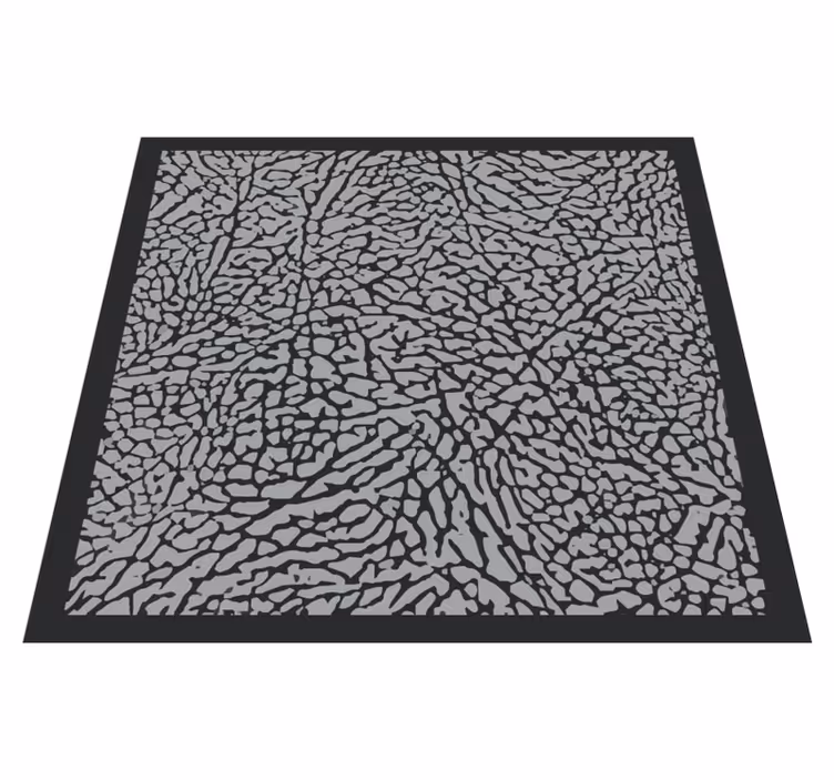 Tapis vinyle gris motif texturé foncé - TenStickers