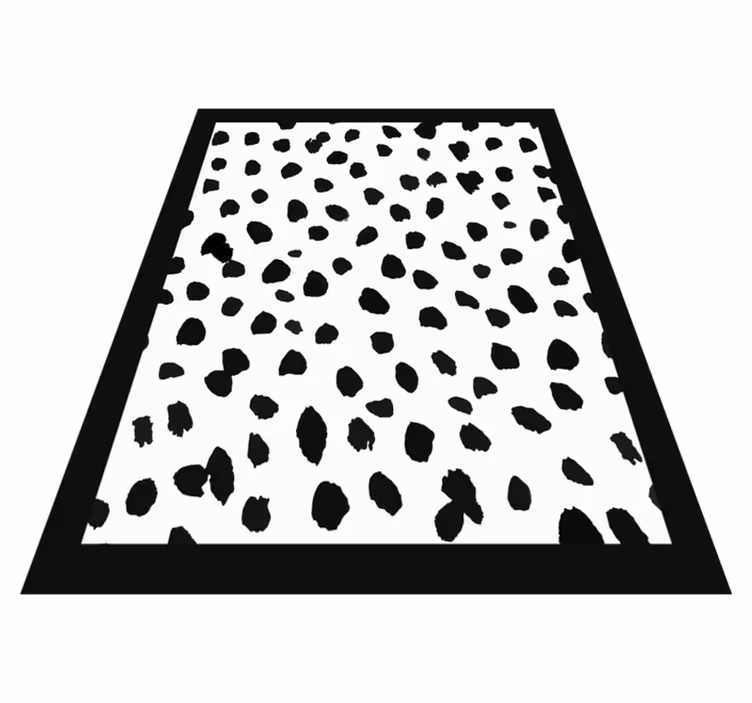 Tapis vinyle chambre style tacheté audacieux - TenStickers