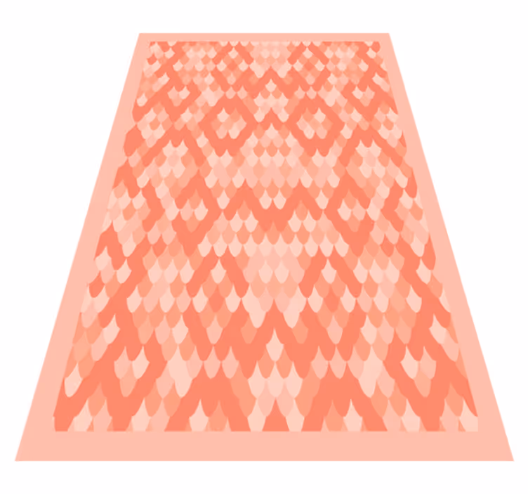 tapis vinyle salon Imprimé serpent rose - TenStickers