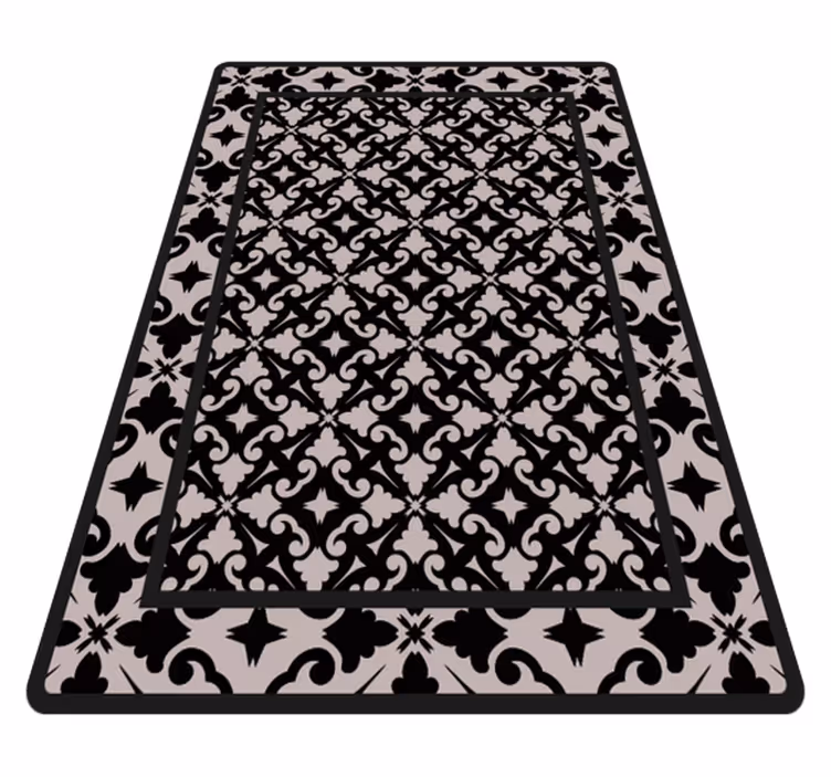 Tapis vinyle vintage carreaux de ciment Beija - TenStickers