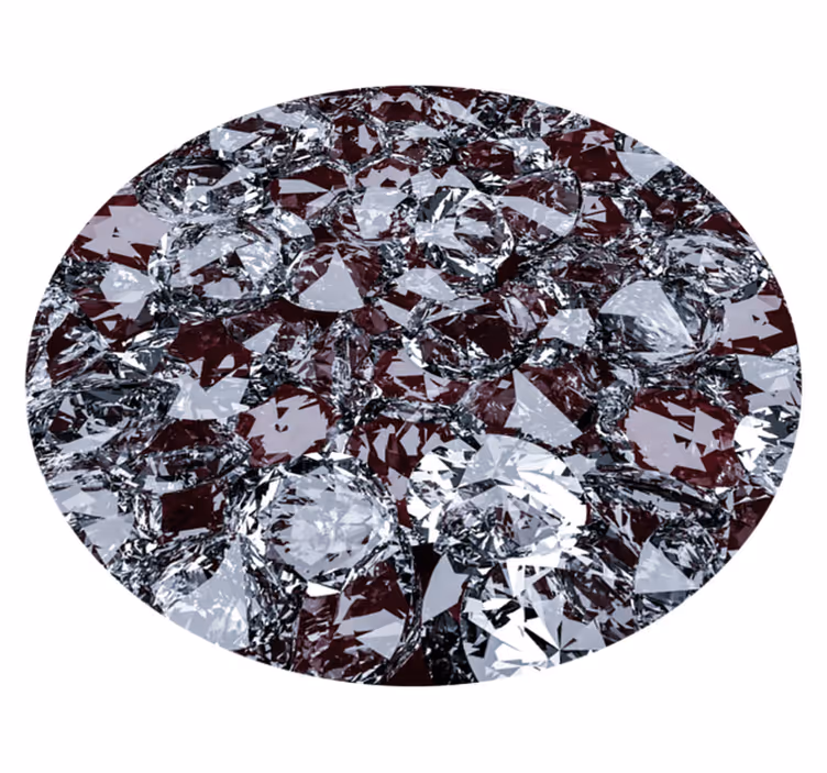 Tapis vinyle textures pierre précieuse en cristal - TenStickers