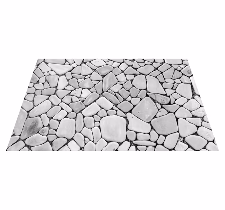 Tapis vinyle effet pierre Texture de pierre transparente - TenStickers