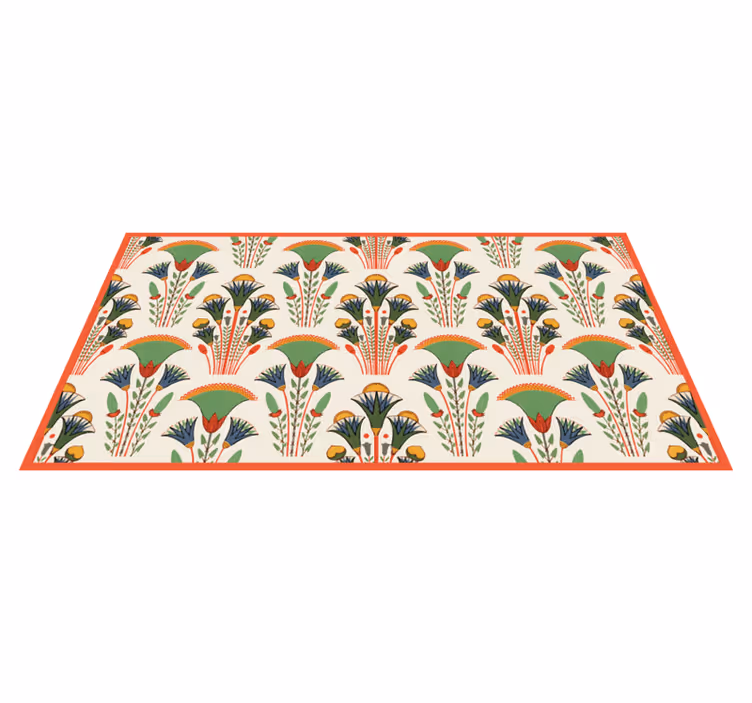 Tapis vinyle retro Style égyptien - TenStickers