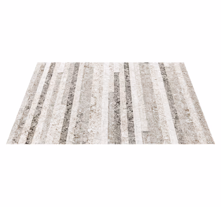 Tapis vinyle retro Bande de marbre - TenStickers