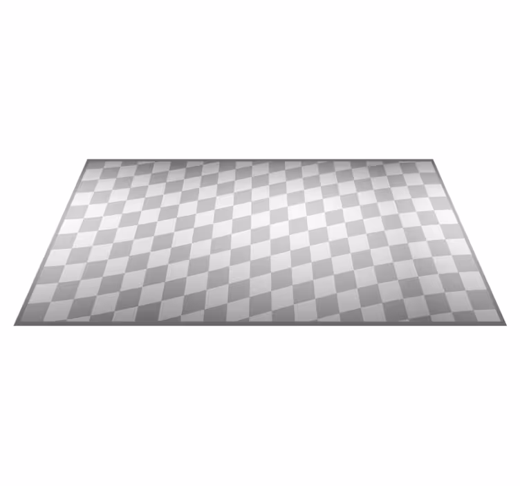 Tapis vinyle retro vinylee à damier - TenStickers