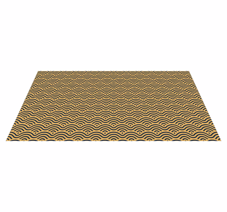 Tapis vinyle retro Tapis chinois - TenStickers