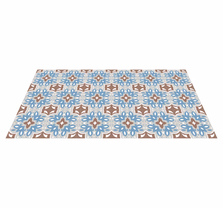 Tapis vinyle carreaux Coureur cuisine vleteren - TenStickers