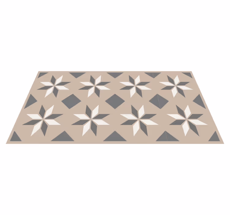 Tapis vinyle carreaux Tapis de vinyle gothique caro - TenStickers