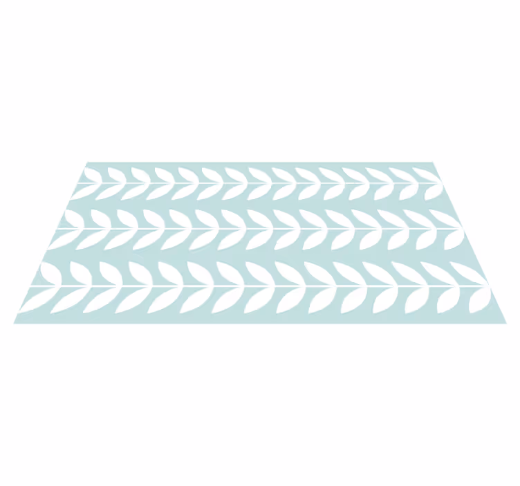 Tapis vinyle retro Vintage laisse la nature - TenStickers