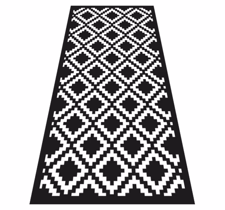 Tapis vinyle mosaique Mosaïque de losange - TenStickers