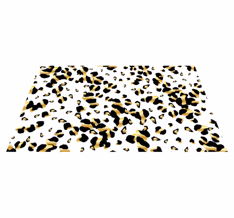 Tapis vinyle animal élégance du motif léopard - TenStickers