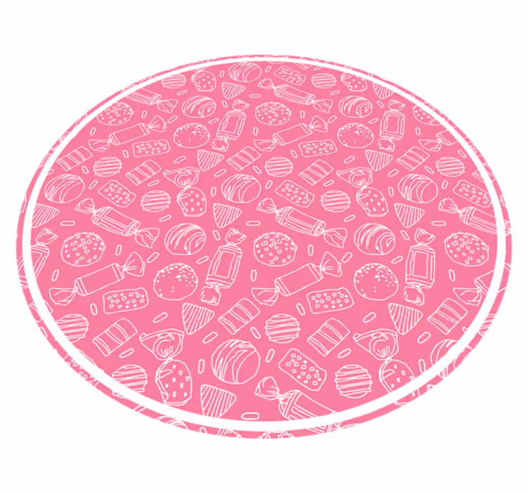 Tapis vinyle autres tapis motif rose canny - TenStickers