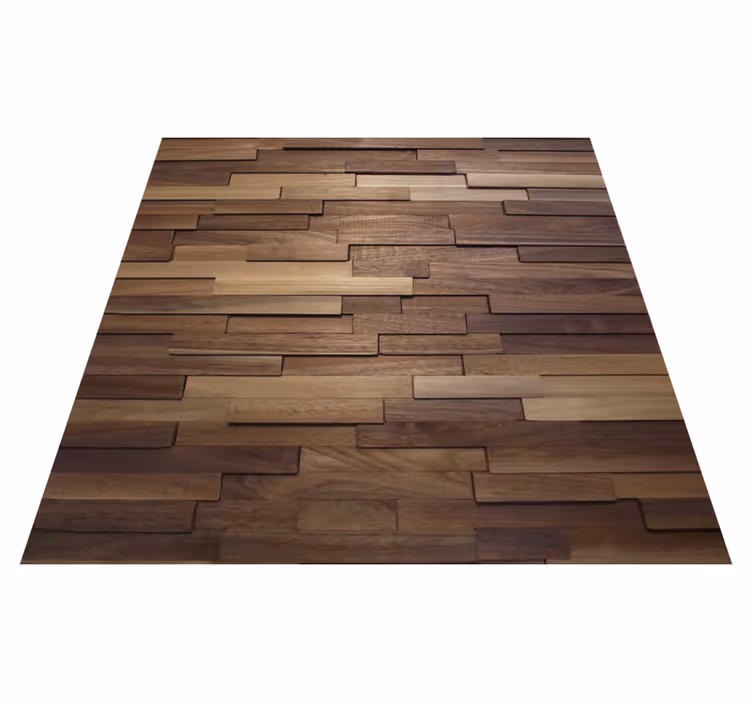 Tapis vinyle en bois Texture 3d de planche de bois - TenStickers