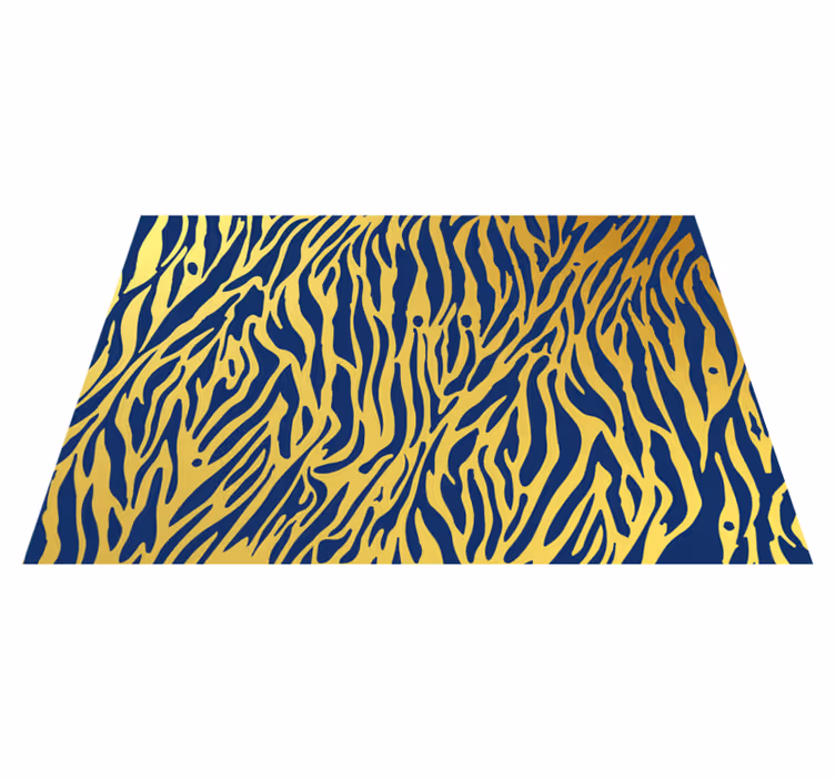 Tapis vinyle animal concept de rayures zébrées - TenStickers