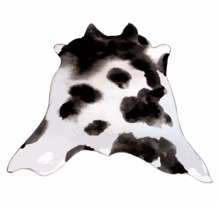 tapis vinyle salon Vache de l'ouest - TenStickers
