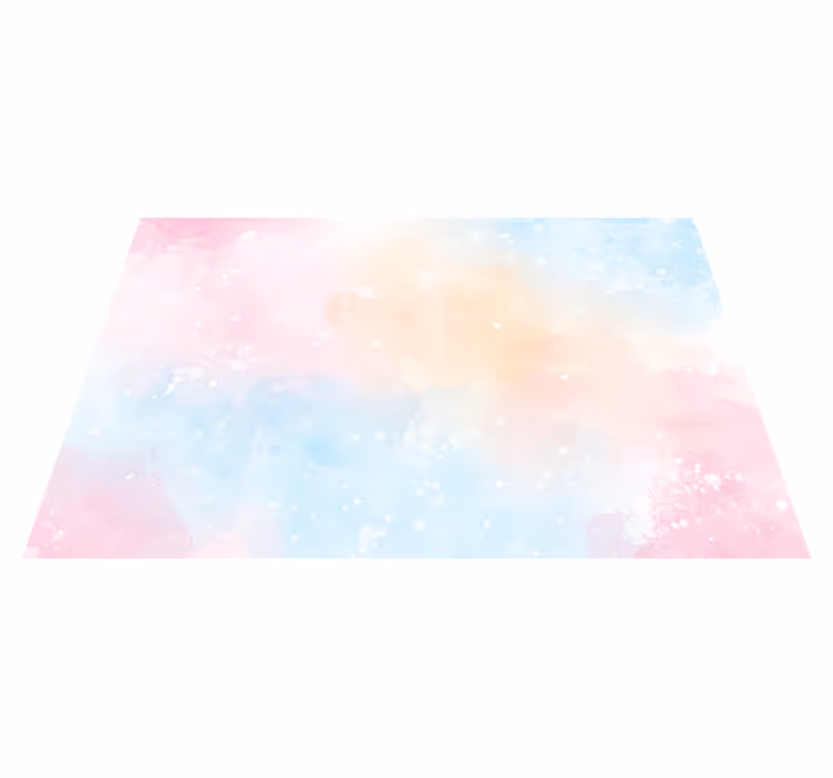 tapis vinyle salon Abstrait aquarela - TenStickers