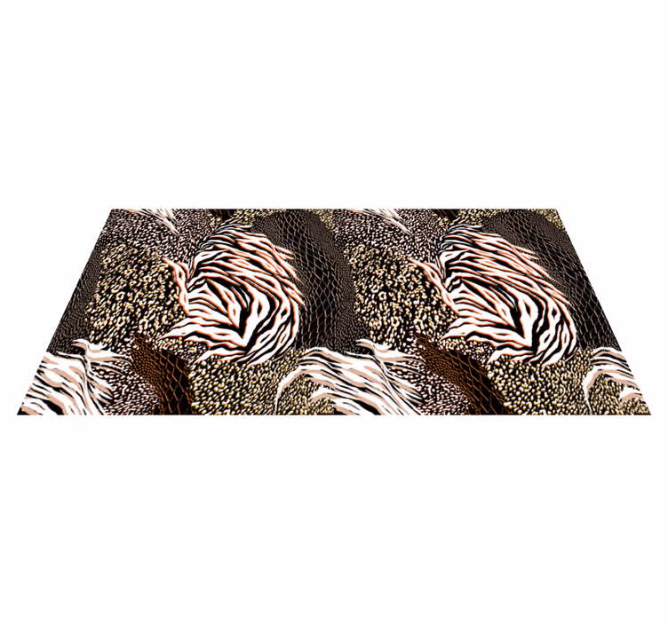 Tapis vinyle animal Mélanger l'imprimé animal - TenStickers