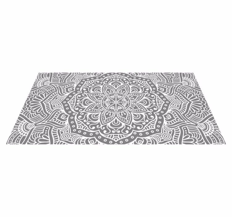 tapis vinyle chambre Mandala élégant - TenStickers