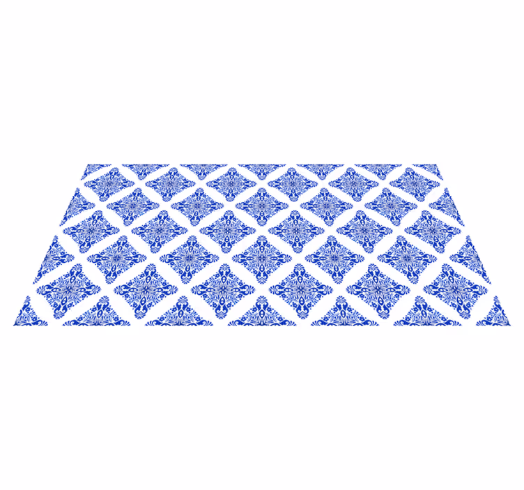 Tapis vinyle carreaux Effet carrelage effet marocain - TenStickers