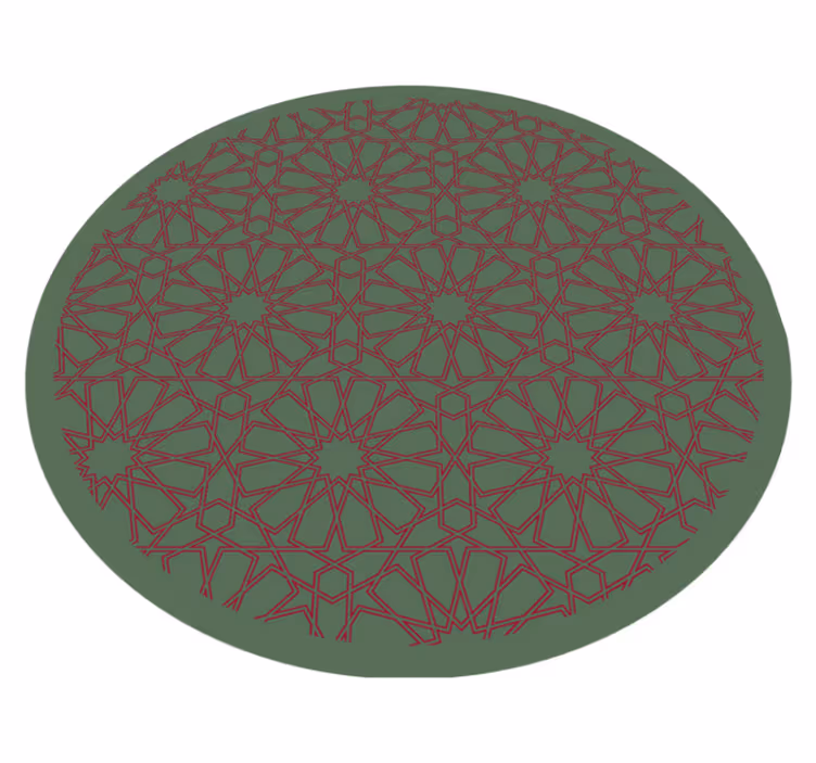 Tapis vinyle carreaux Style marocain - TenStickers