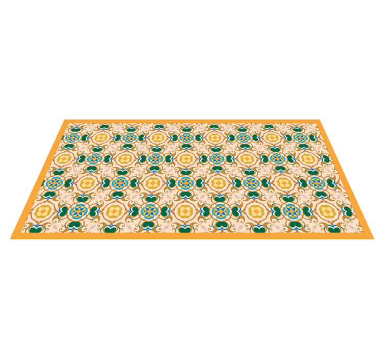 Tapis vinyle style mosaïque turque - TenStickers