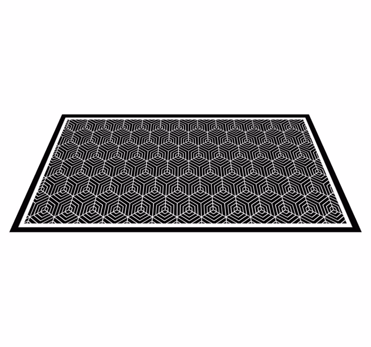 Tapis vinyle mosaïque minimaliste en vinyle  - TenStickers