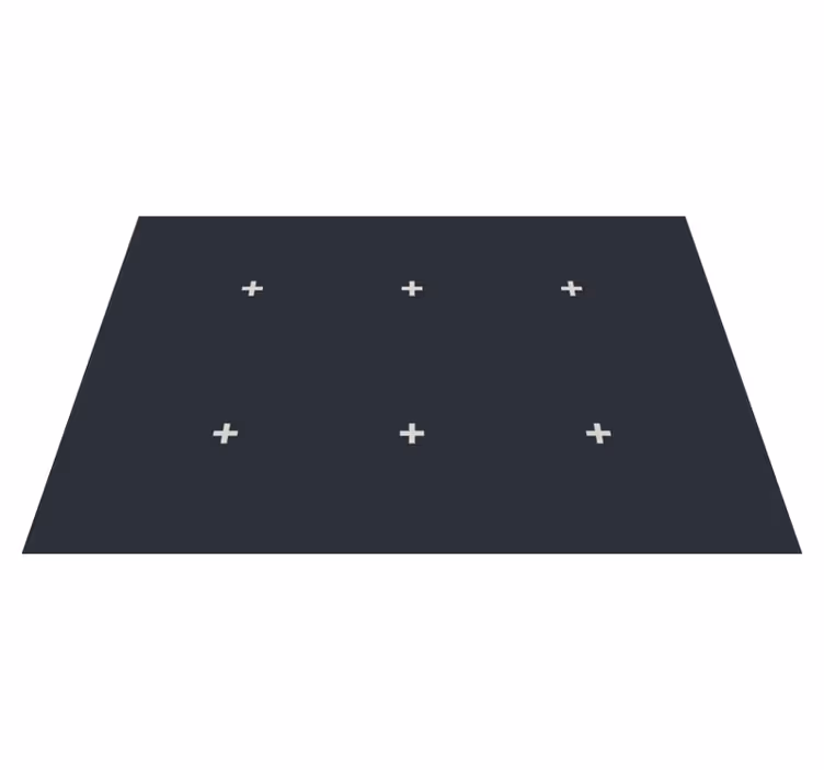 Tapis vinyle minimaliste motif géométrique sombre - TenStickers