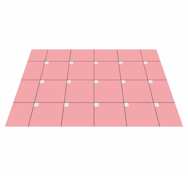 tapis vinyle salon Style nordique rose moderne - TenStickers