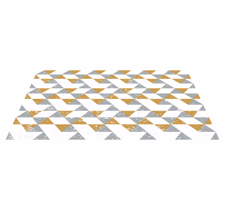 tapis vinyle cuisine Cuisine grunge géométrique - TenStickers