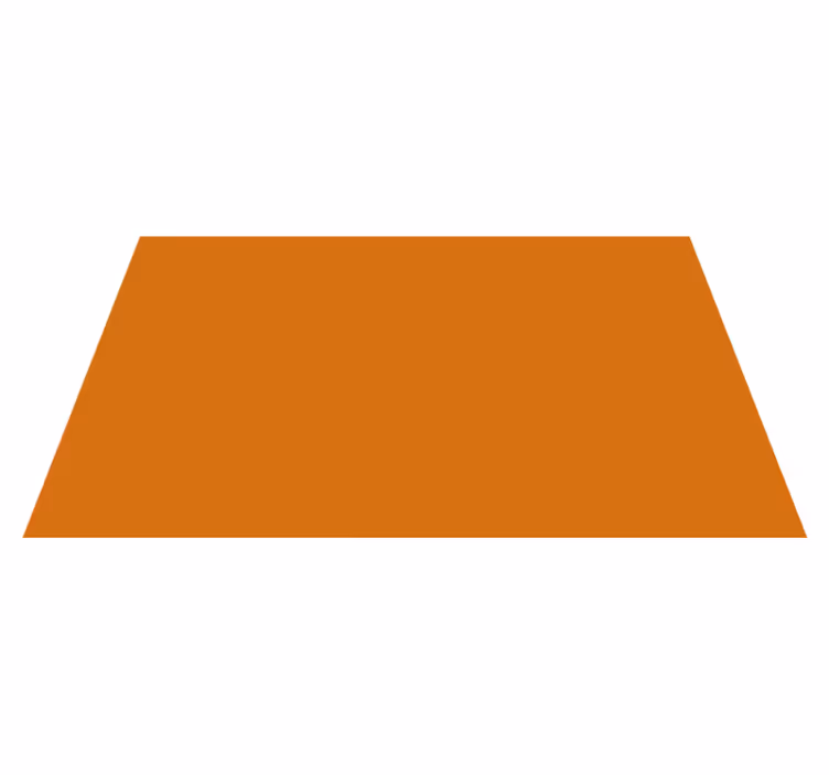 Tapis vinyle moderne Orange - TenStickers