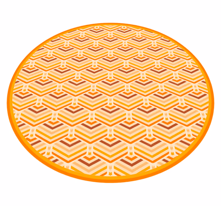 Tapis vinyle retro Arcs-en-ciel des années 70 - TenStickers