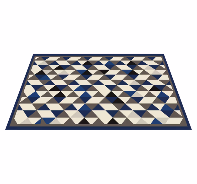 tapis vinyle salon Géo de style nordique - TenStickers