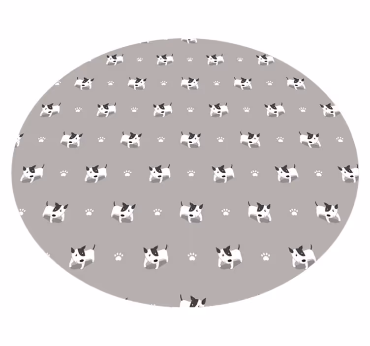 Tapis vinyle animal modèle de chiot mignon - TenStickers