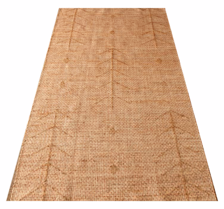 Tapis vinyle salon texture naturelle - TenStickers