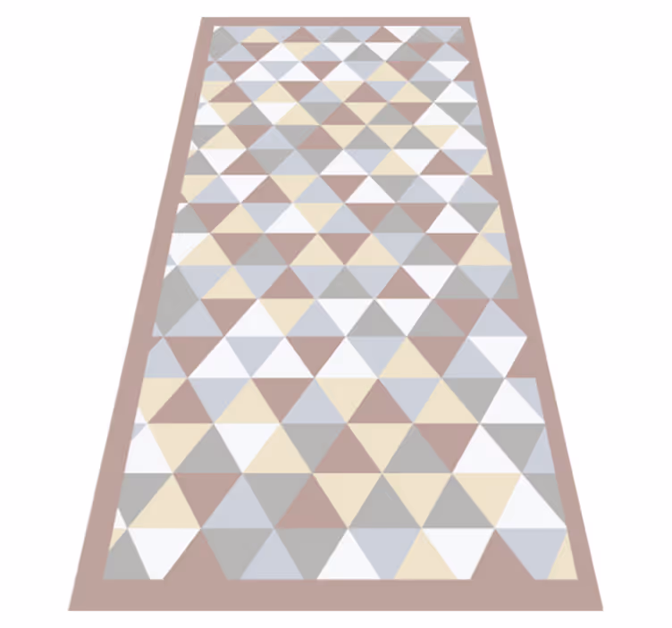 tapis vinyle cuisine Cuisine formes géométriques colorées - TenStickers